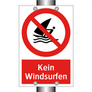 Kein Windsurfen