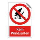 Kein Windsurfen