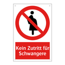 Kein Zutritt für Schwangere