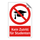 Kein Zutritt für Studenten