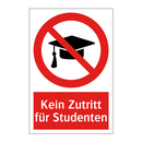 Kein Zutritt für Studenten