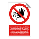 Kein Zutritt für Unbefugte führt zu einer Anzeige bei der Polizei. Videoüberwachung. Alle Anfragen müssen an die Bauleitung mit gültigem Ausweis vor Betreten der Baustelle gerichtet werden