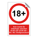 Kein Zutritt für Unbefugte zwischen 18.00 und 10.00 Uhr - Art. 461 Strafgesetzbuch