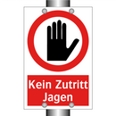 Kein Zutritt Jagen