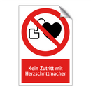 Kein Zutritt mit Herzschrittmacher