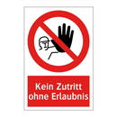Kein Zutritt ohne Erlaubnis