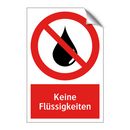 Keine Flüssigkeiten