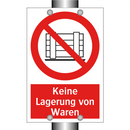 Keine Lagerung von Waren