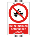 Keine manuell betriebenen Boote