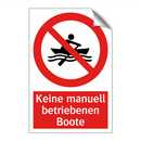 Keine manuell betriebenen Boote