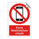 Keine Mobiltelefone erlaubt