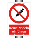 Keine Nadeln einführen