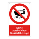 Keine persönlichen Wasserfahrzeuge
