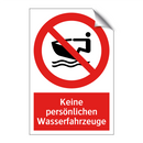 Keine persönlichen Wasserfahrzeuge