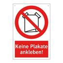 Keine Plakate ankleben!