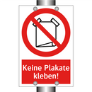 Keine Plakate kleben!