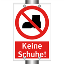 Keine Schuhe!