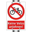 Keine Velos anlehnen!