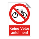 Keine Velos anlehnen!