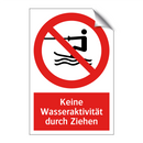 Keine Wasseraktivität durch Ziehen