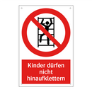 Kinder dürfen nicht hinaufklettern