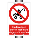 Kinderwagen dürfen hier nicht abgestellt werden