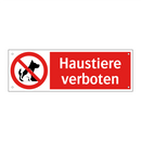 Haustiere verboten