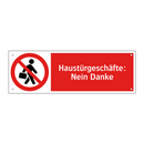 Haustürgeschäfte: Nein Danke