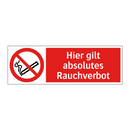 Hier gilt absolutes Rauchverbot