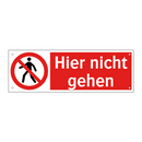 Hier nicht gehen