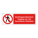 Hochhygienebereich: Zugang nur mit besonderer Erlaubnis