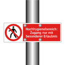 Hochhygienebereich: Zugang nur mit besonderer Erlaubnis