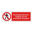 Hochhygienebereich: Zugang nur mit besonderer Erlaubnis