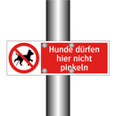 Hunde dürfen hier nicht pinkeln