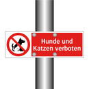 Hunde und Katzen verboten