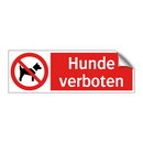 Hunde verboten