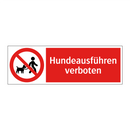 Hundeausführen verboten