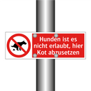 Hunden ist es nicht erlaubt, hier Kot abzusetzen