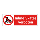 Inline Skates verboten