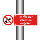 Ins Wasser schubsen verboten