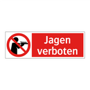 Jagen verboten