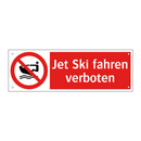Jet Ski fahren verboten