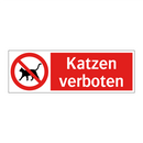 Katzen verboten
