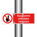 Kaugummi ankleben verboten