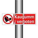 Kaugummi verboten