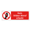 Kein (Video-)Anruf erlaubt