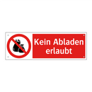 Kein Abladen erlaubt