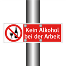 Kein Alkohol bei der Arbeit