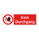 Kein Durchgang