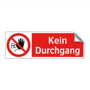 Kein Durchgang